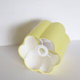 Plain flower-shaped lampshade Flora "Chick Yellow"