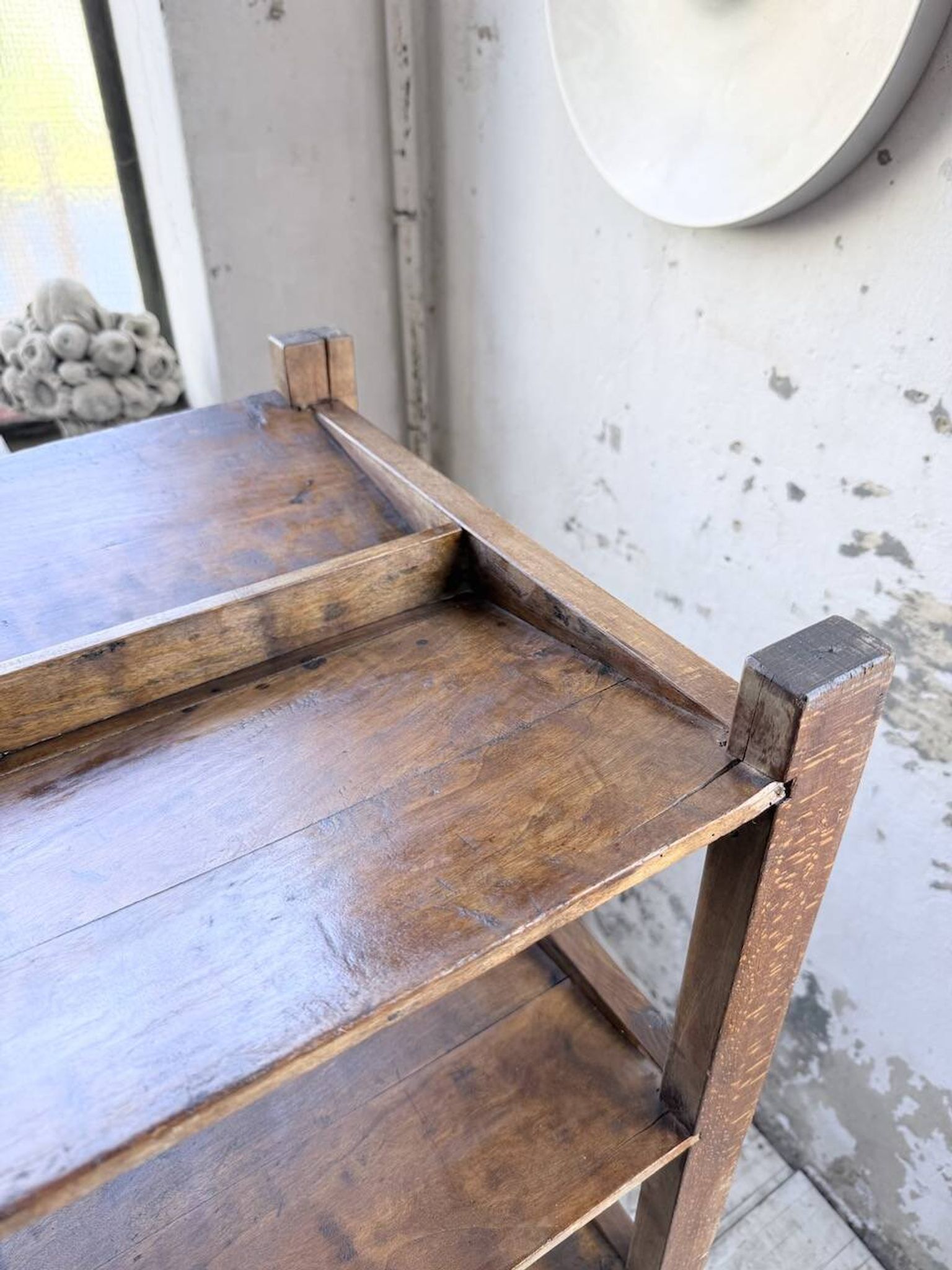 Old bakery shelf from the 1950s.
