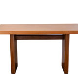 Elm table model T14A by Pierre Chapo, 1960s