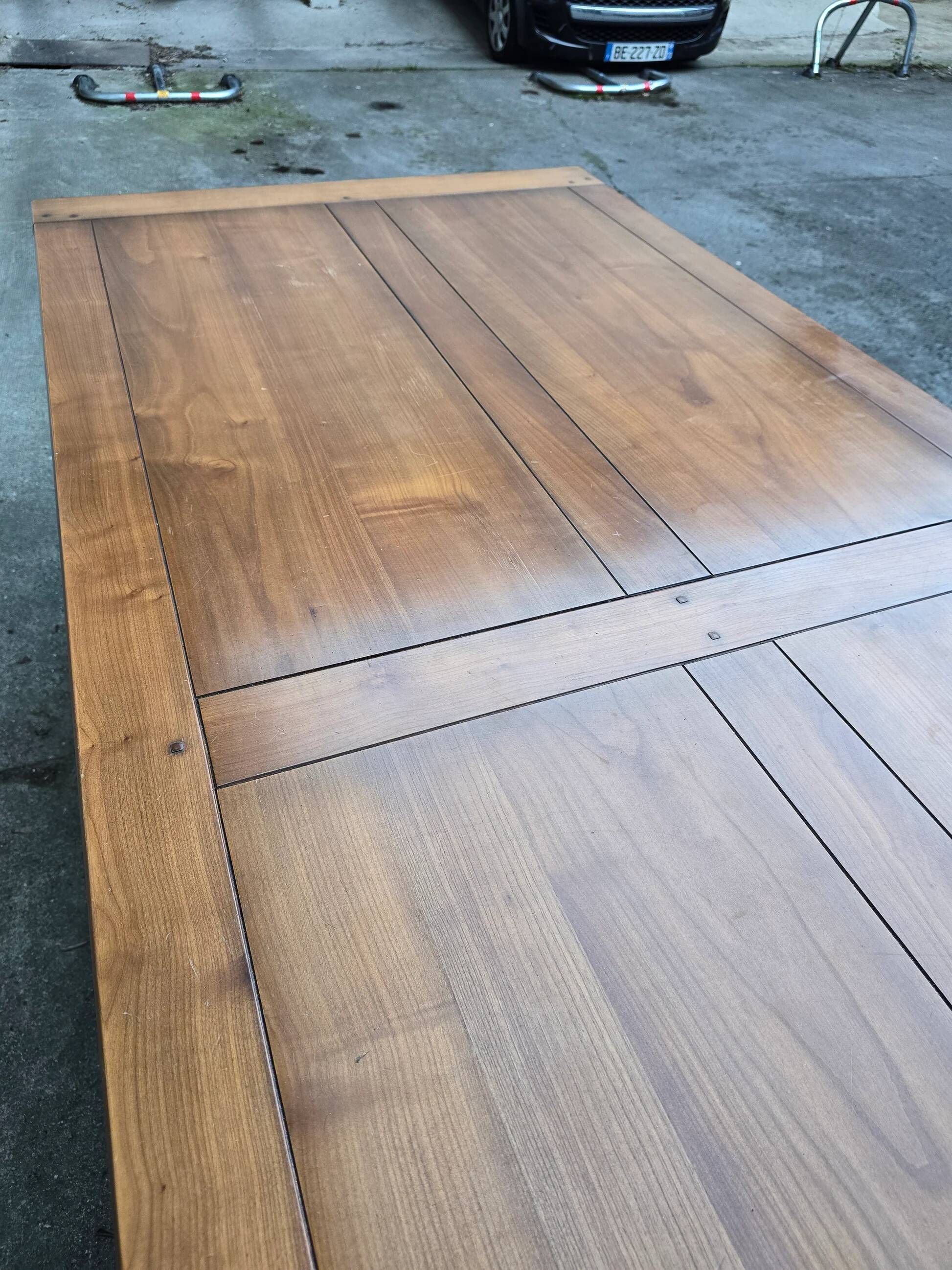 Large solid wood dining table - 2.5m
