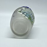 Legras vase with thrush