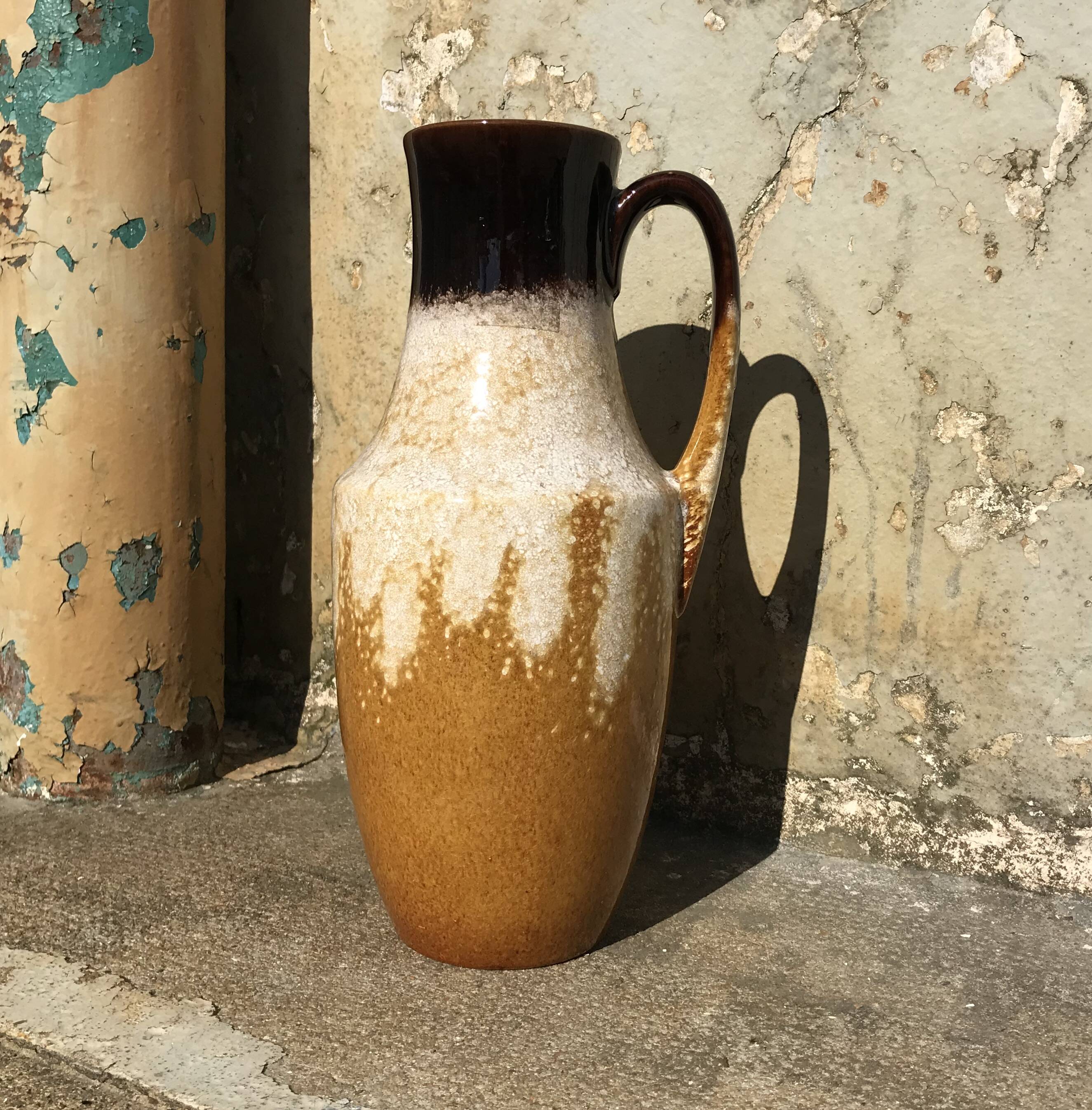 West Germany ceramic pitcher
