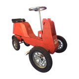 Mobile crane to pedals