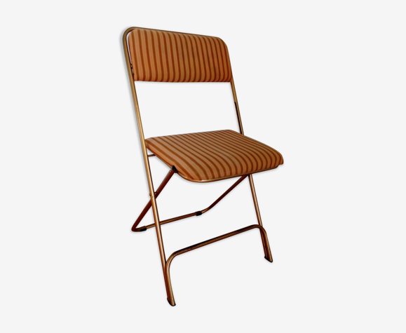 Chaise pliante Lafuma années 60 modèle Chantazur d'avant 1968