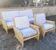 Salon rotin Vintage