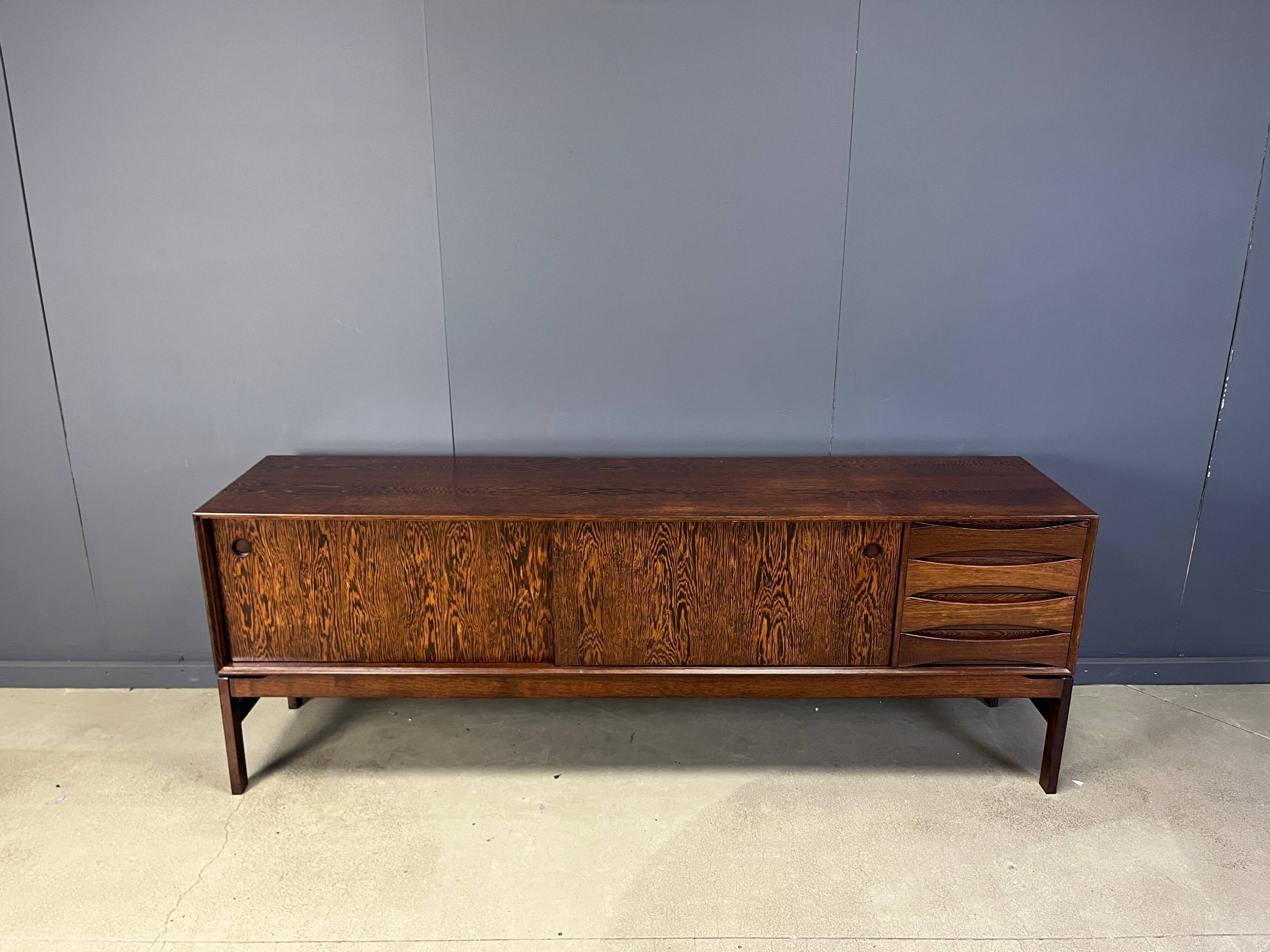 Oswald Vermaercke Paola wenge sideboard for V-Form Belgium 1960s