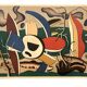 Fernand LEGER, Flowers and Butterflies, 1945. Original lithograph Mourlot.