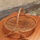 Vintage fruit cup year 50 rattan