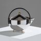 Bodum metal teapot, carsten jorgensen, 1980s