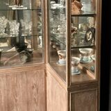Art Deco corner display case
