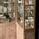 Art Deco corner display cabinet