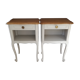 Pair of revamped bedside tables