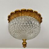 Vintage diamond tip ceiling lamp