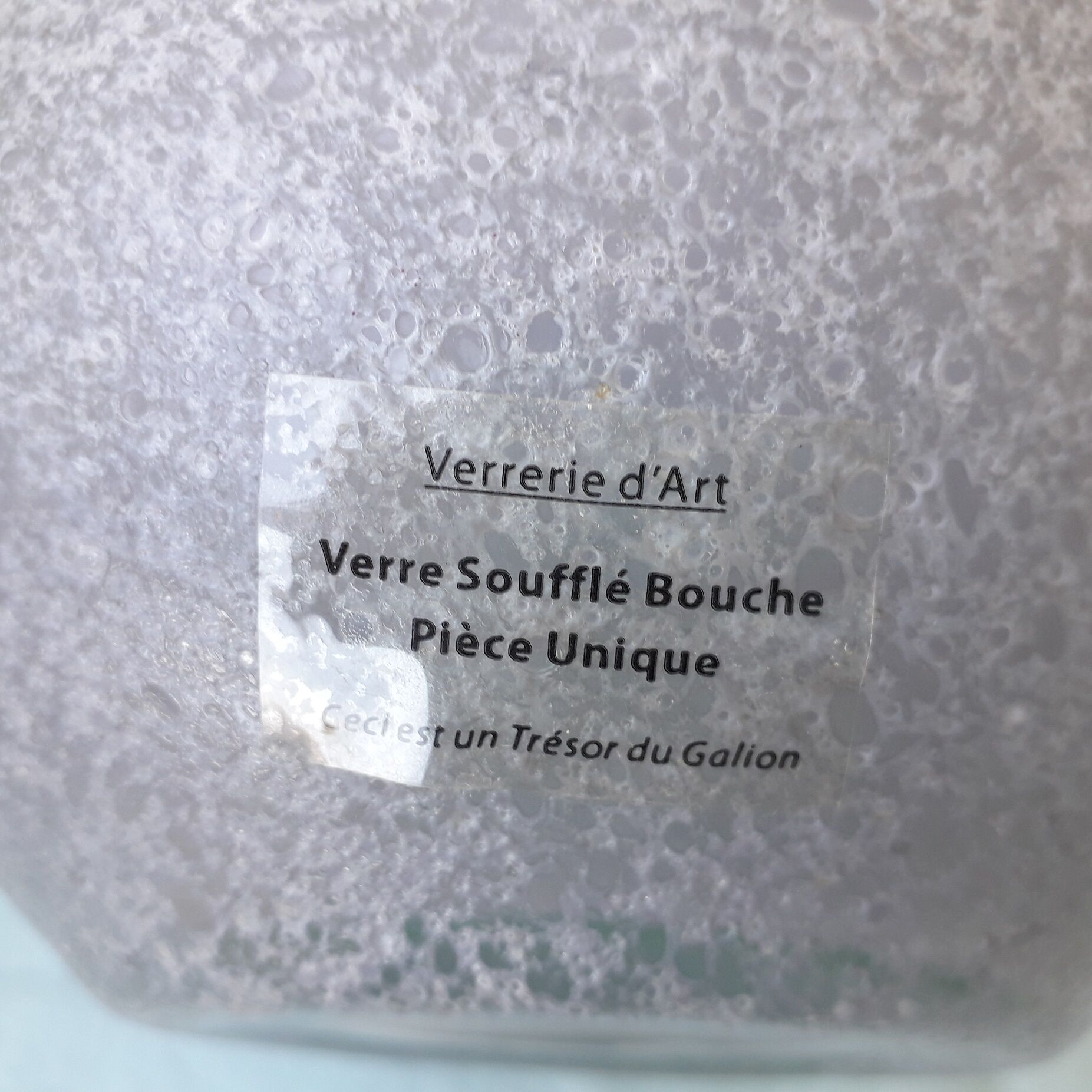 Glass vase