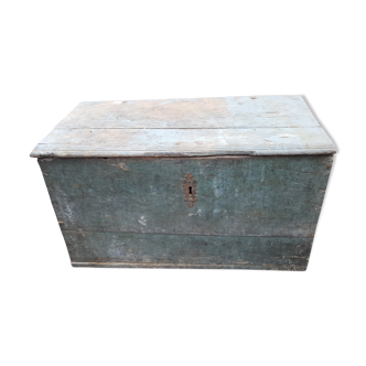 Eighteenth trunk oak patina "original