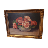 Oil on cardboard