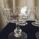 Suite of 4 crystal champagne glasses from the 1930s 1940s
