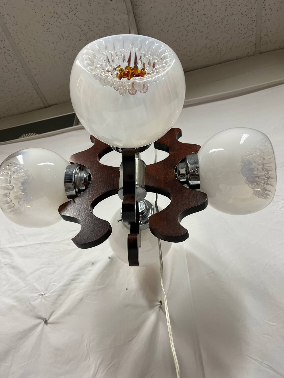 Mazzega design chandelier 1970