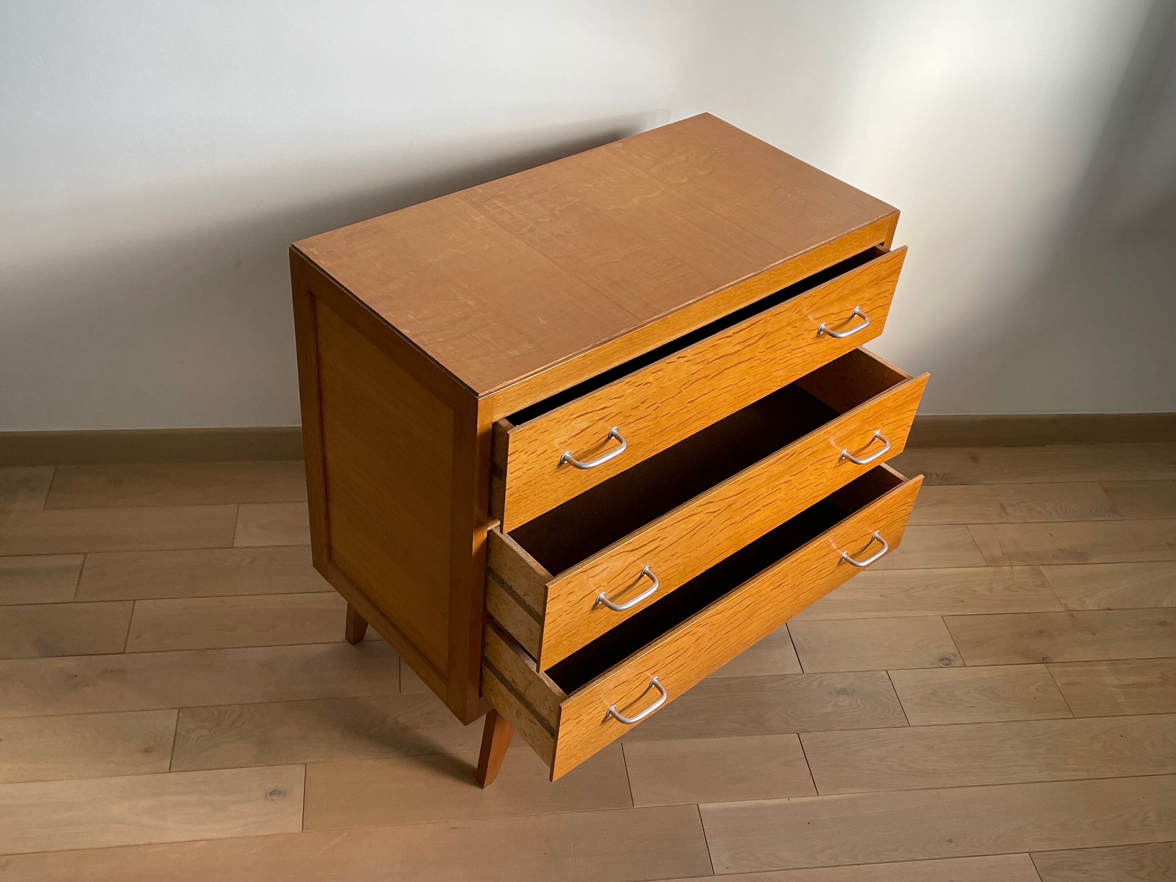 Chest of drawers 3 drawers compass feet
