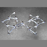 Set of 10 BFM candle holders by Ceasar Stoffi and Fritz Nagel