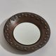 Vintage handmade mid century copper wall mirror by Eugen Zint