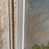 Walled city painting