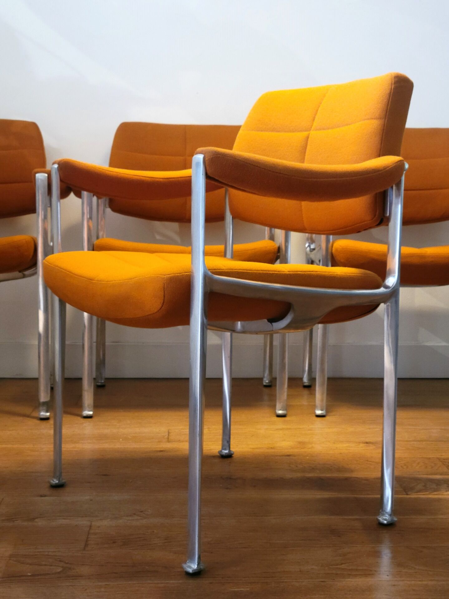 Ensemble de 4 fauteuils Miller Borgsen pour Röder & Söhne, Allemagne, 1974