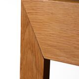 Table de chevet vintage en chêne