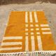 Handmade traditional pure wool Ourain carpet, size 150/250 cm.