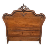 Antique carved wooden headboard – Louis XV style