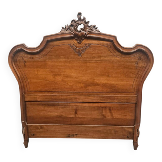Antique carved wooden headboard – Louis XV style