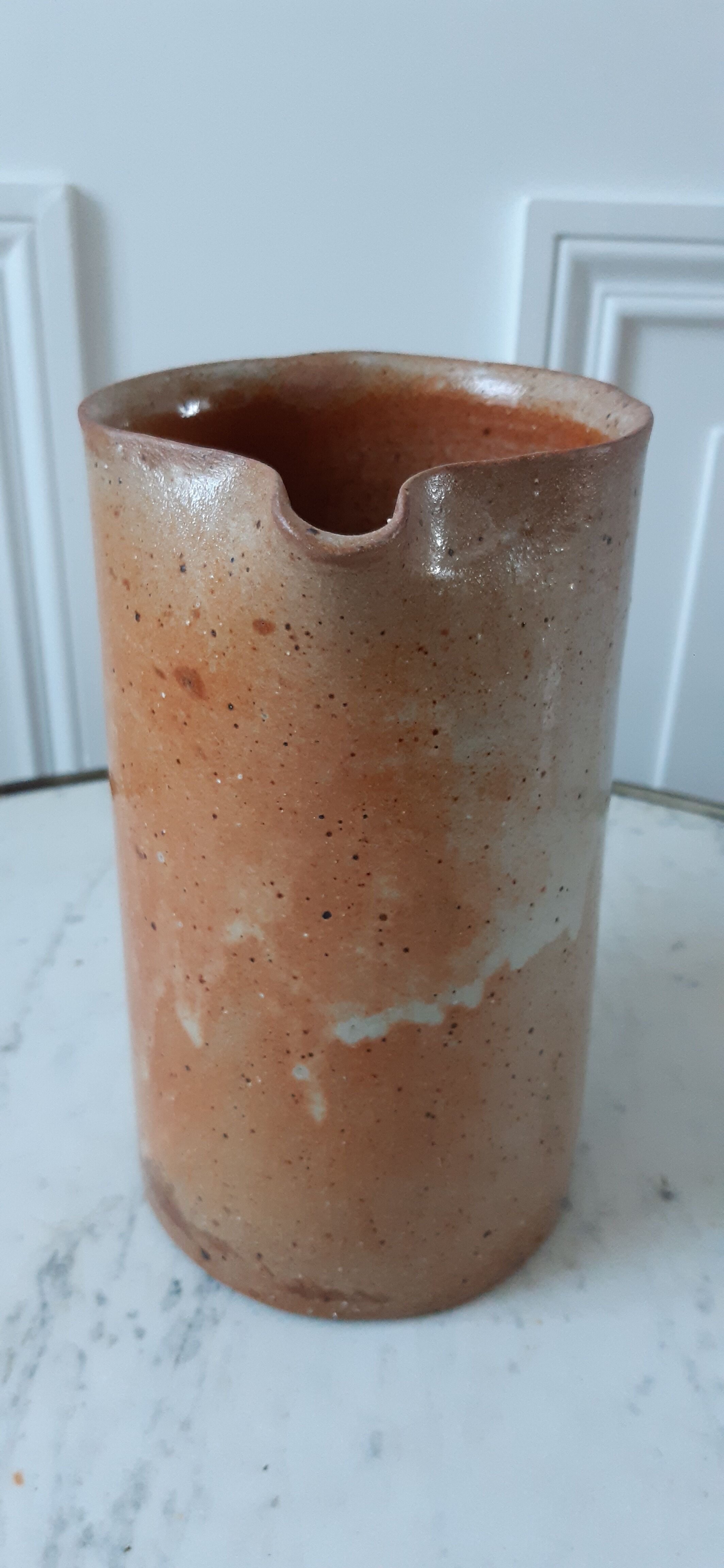 Pitcher in artisanal sandstone 70s