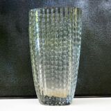 Mid Century Signed Glass Vase Kurt Wokan for Ingrid    - 18,5 cm tall