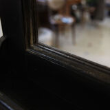 Old-air patinated black mirror 54x38cm