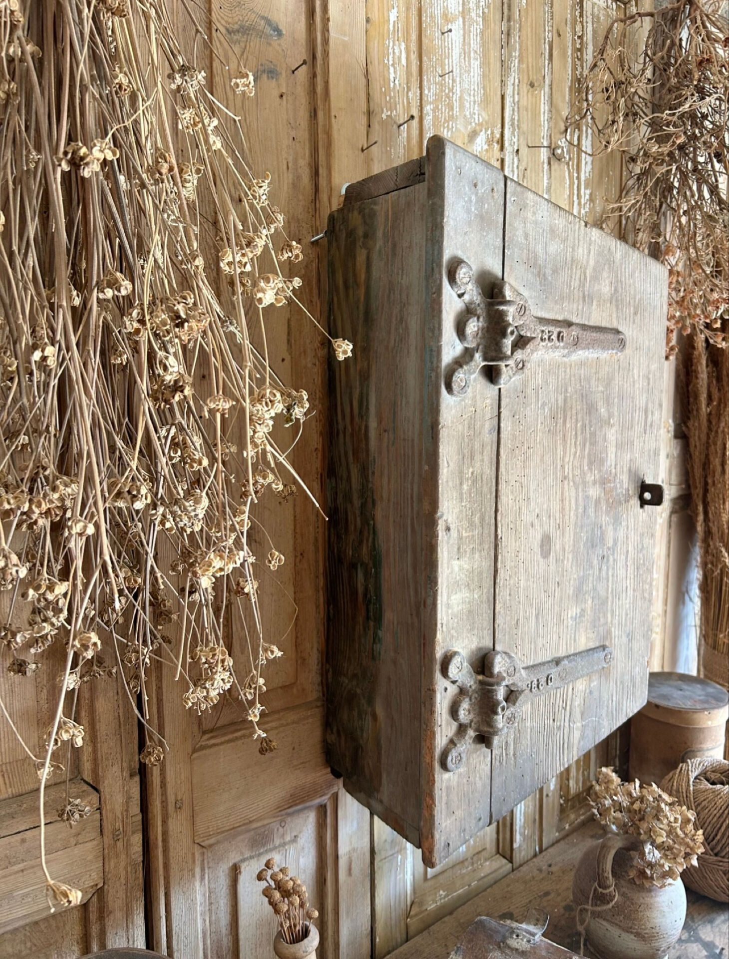 Old carriage trunk