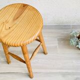 VINTAGE Solid Wood High STOOL