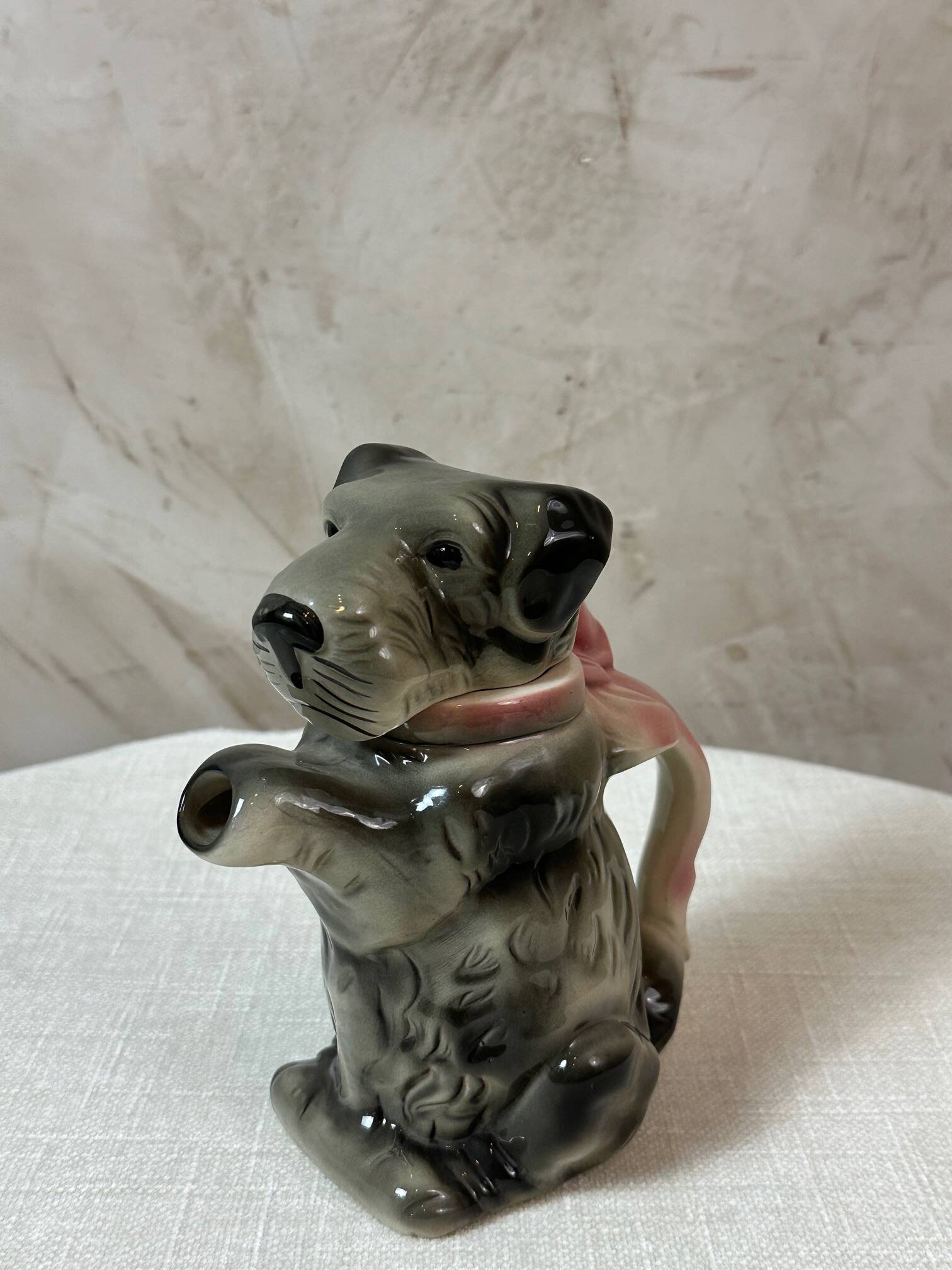 Porcelain Dog Teapot