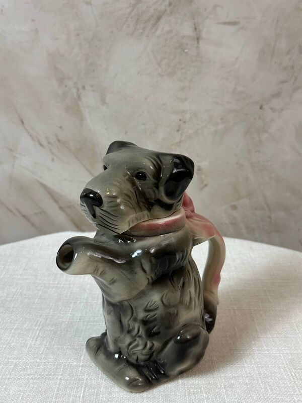 Théière Chien porcelaine