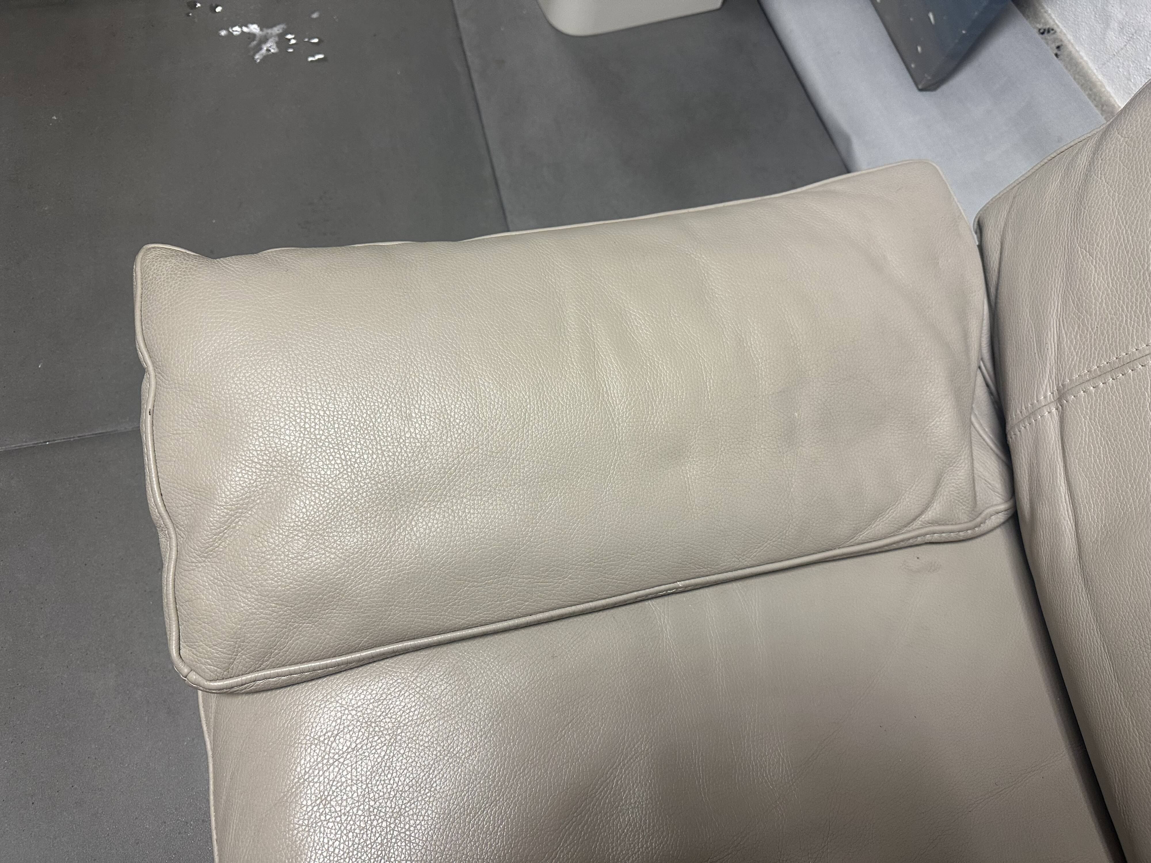 2-seater leather sofa by STEINER