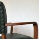 Paire de fauteuils bridge vert