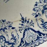 11 assiettes armoriées Gien, XIXème