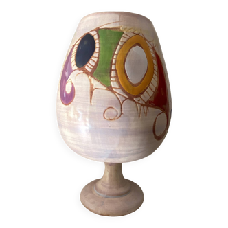 Large bowl. Vallauris vase, Marie-Christrine TREINEN style.