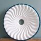 Adjustable "rise and fall" suspension, opaline and porcelain rise and fall
