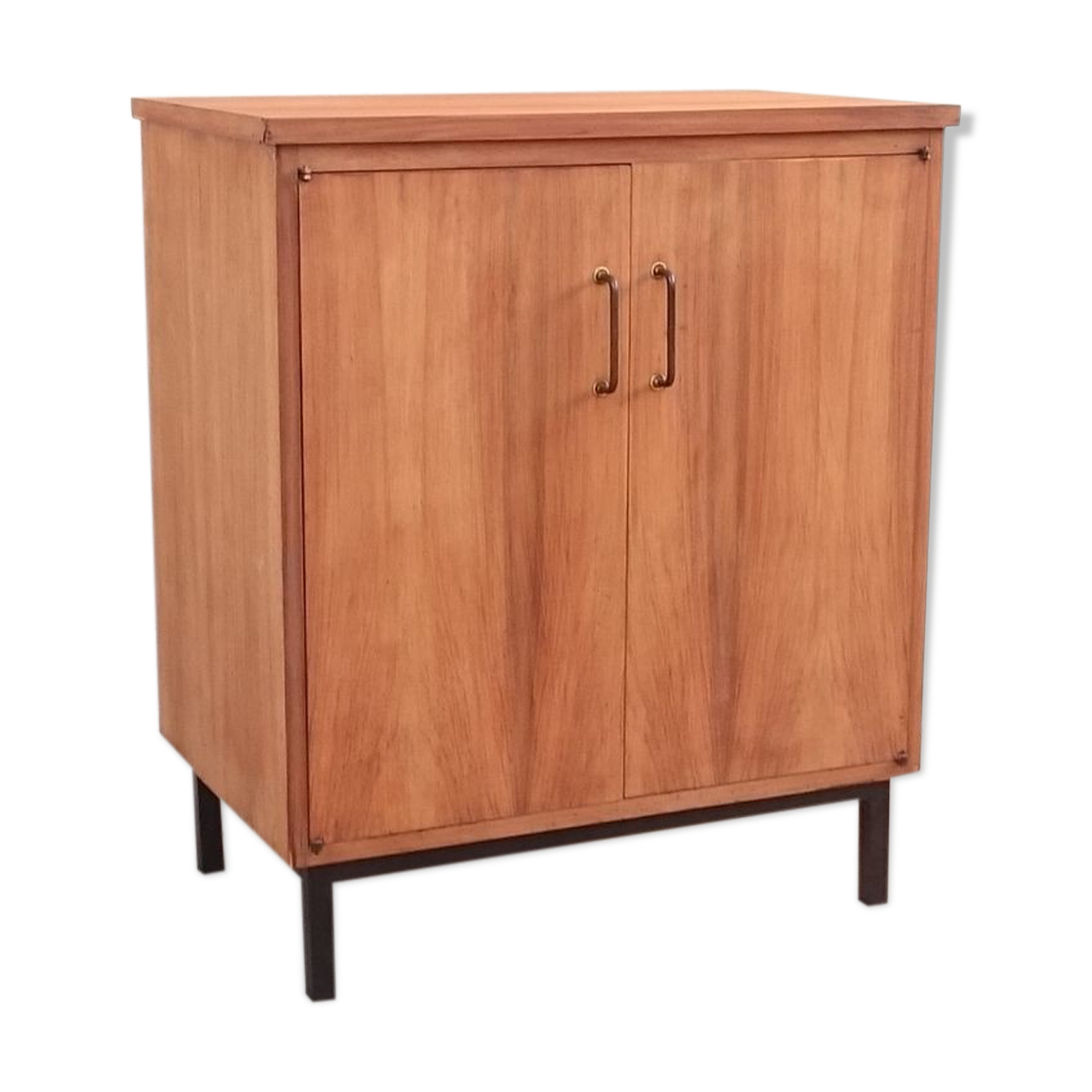 Vintage two-door oak buffet