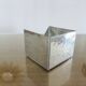 Modernist "Jean Goardere" post it holder in handmade pewter, 1970