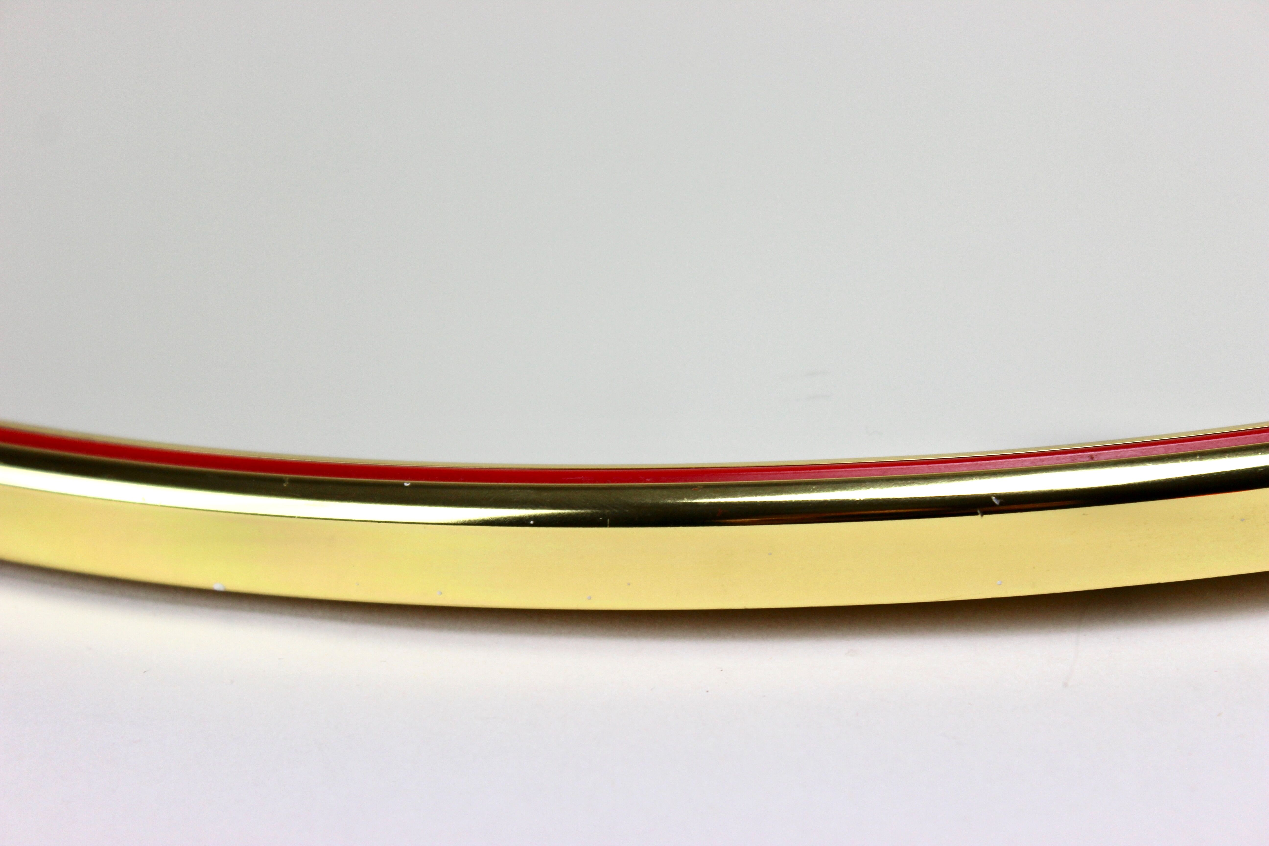 Mid Century wall mirror round 60s 50cm