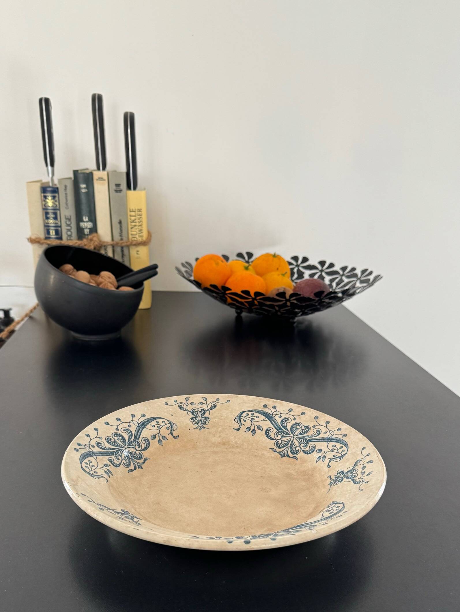 Shallow dish from Lyon faience