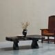 Antique solid oak armchair, 19th-century farmer style.