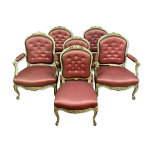 salon Louis XV en bois