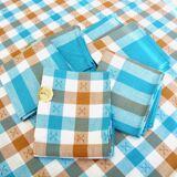 140x143 tablecloth and vintage napkins